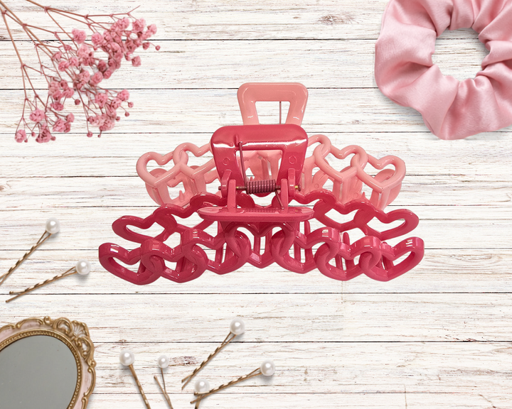Hearts Claw Clips