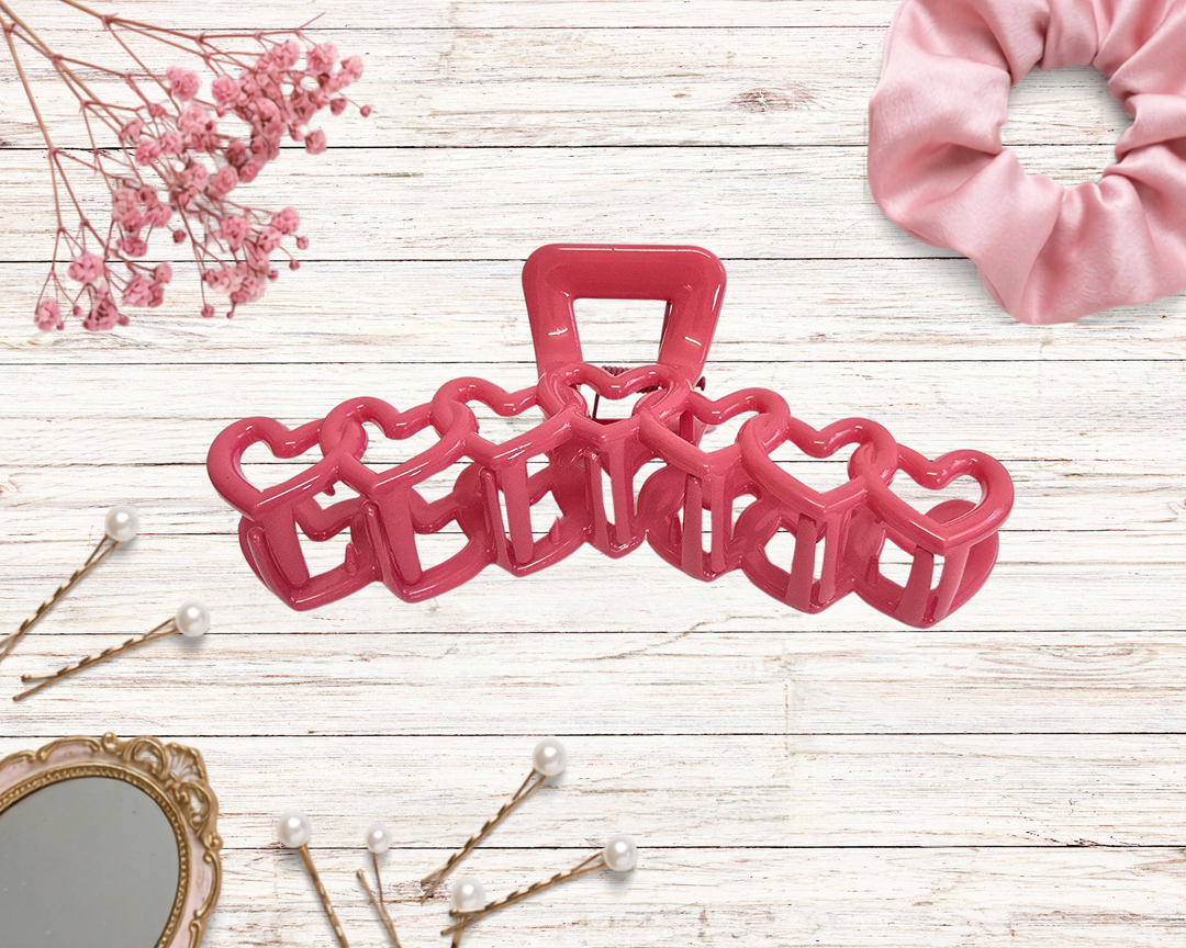 Hearts Claw Clips
