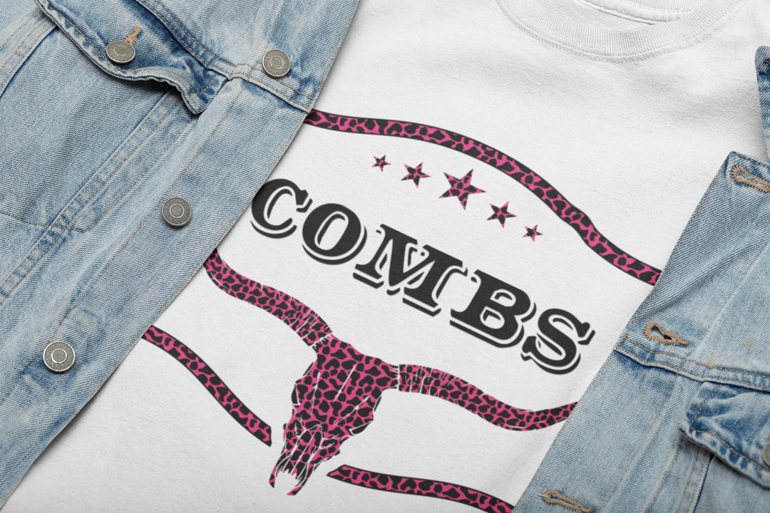 Girls Leopard Combs T-shirt - [farm_afternoons]