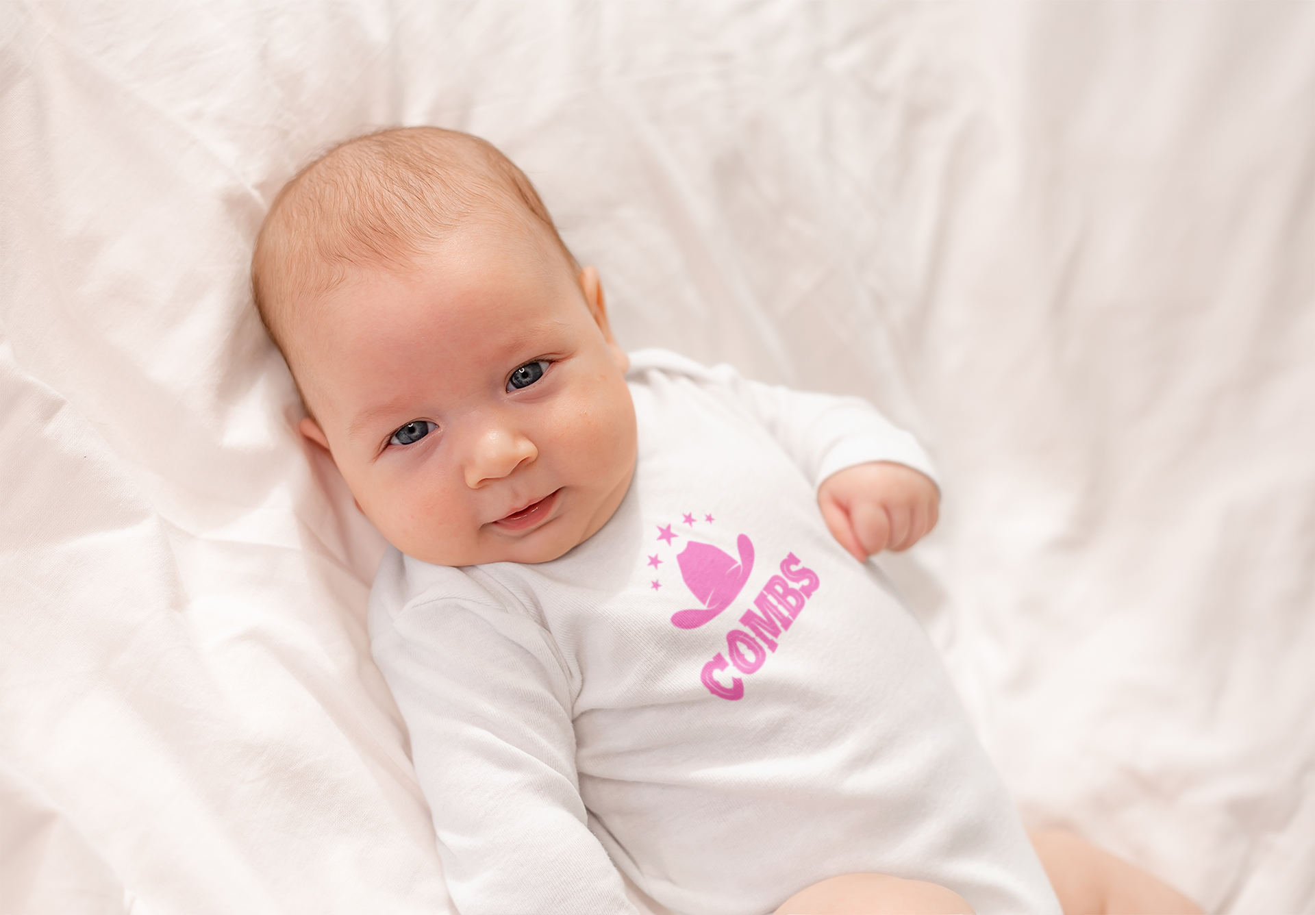 Baby Girl Combs Onesies - [farm_afternoons]