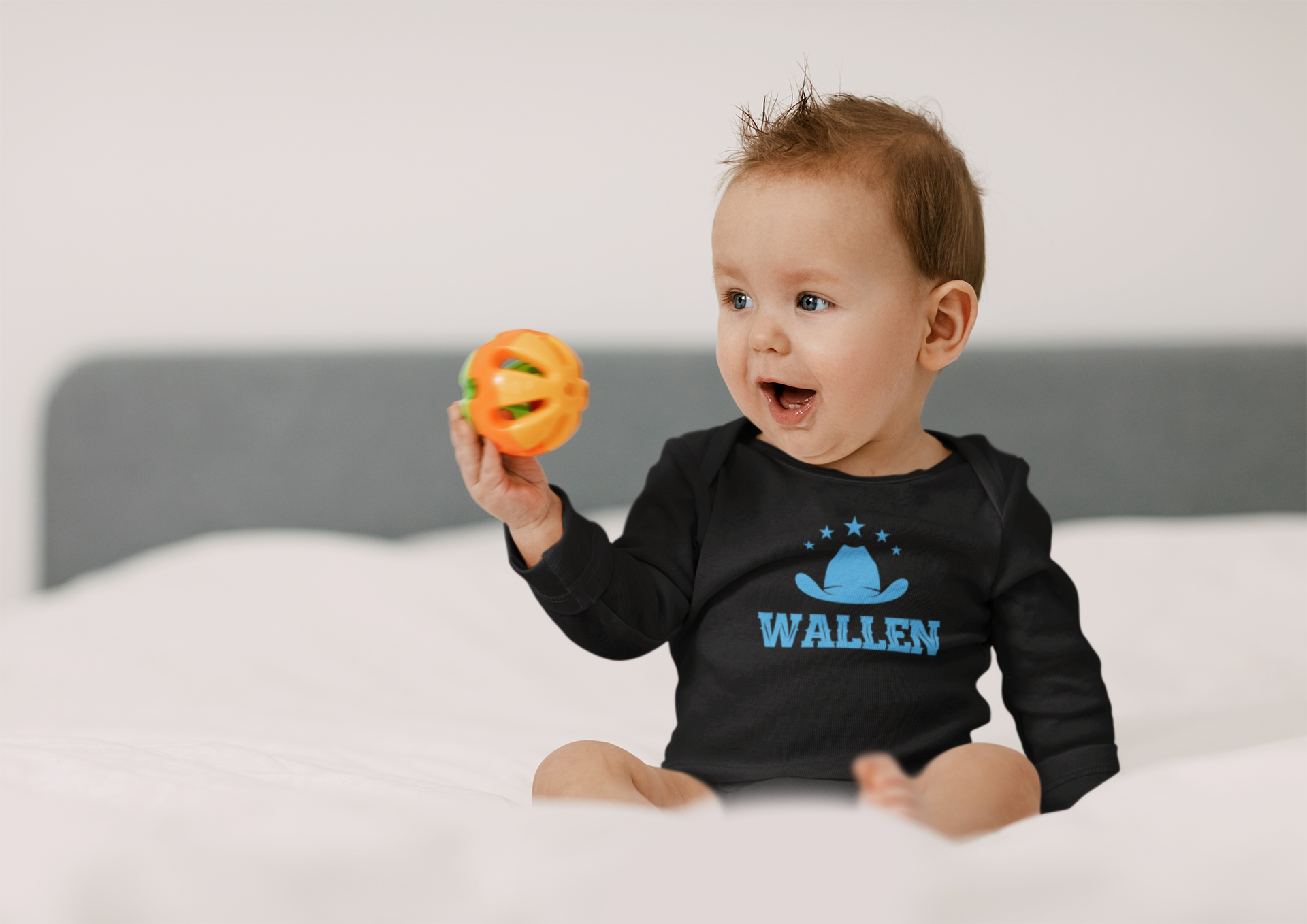 Baby Boy Wallen Onesies - [farm_afternoons]
