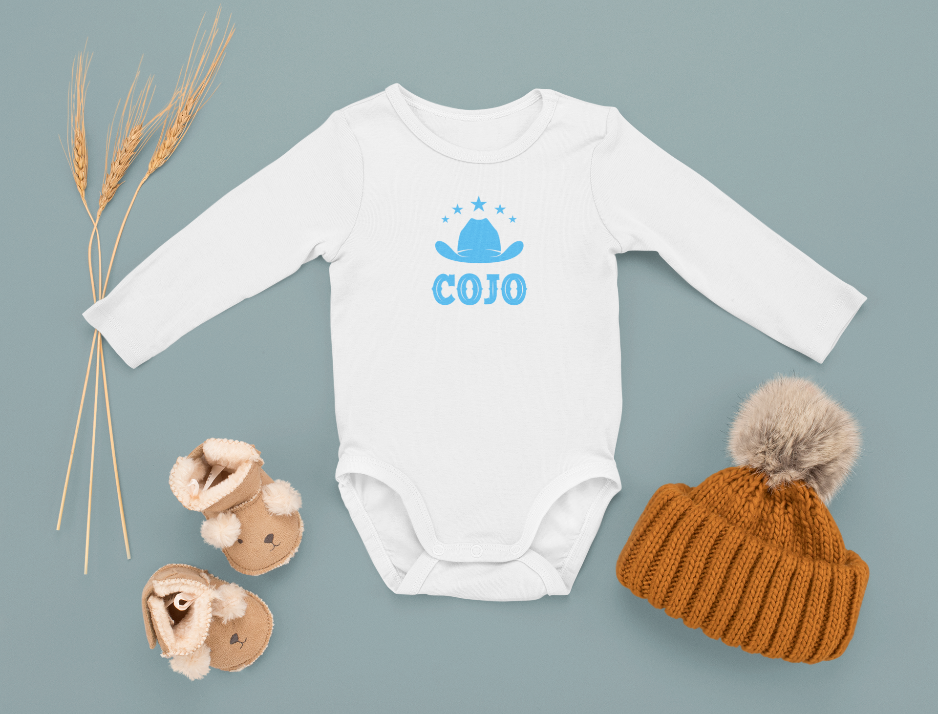 Baby Boy Johnson & Cojo Onesies - [farm_afternoons]