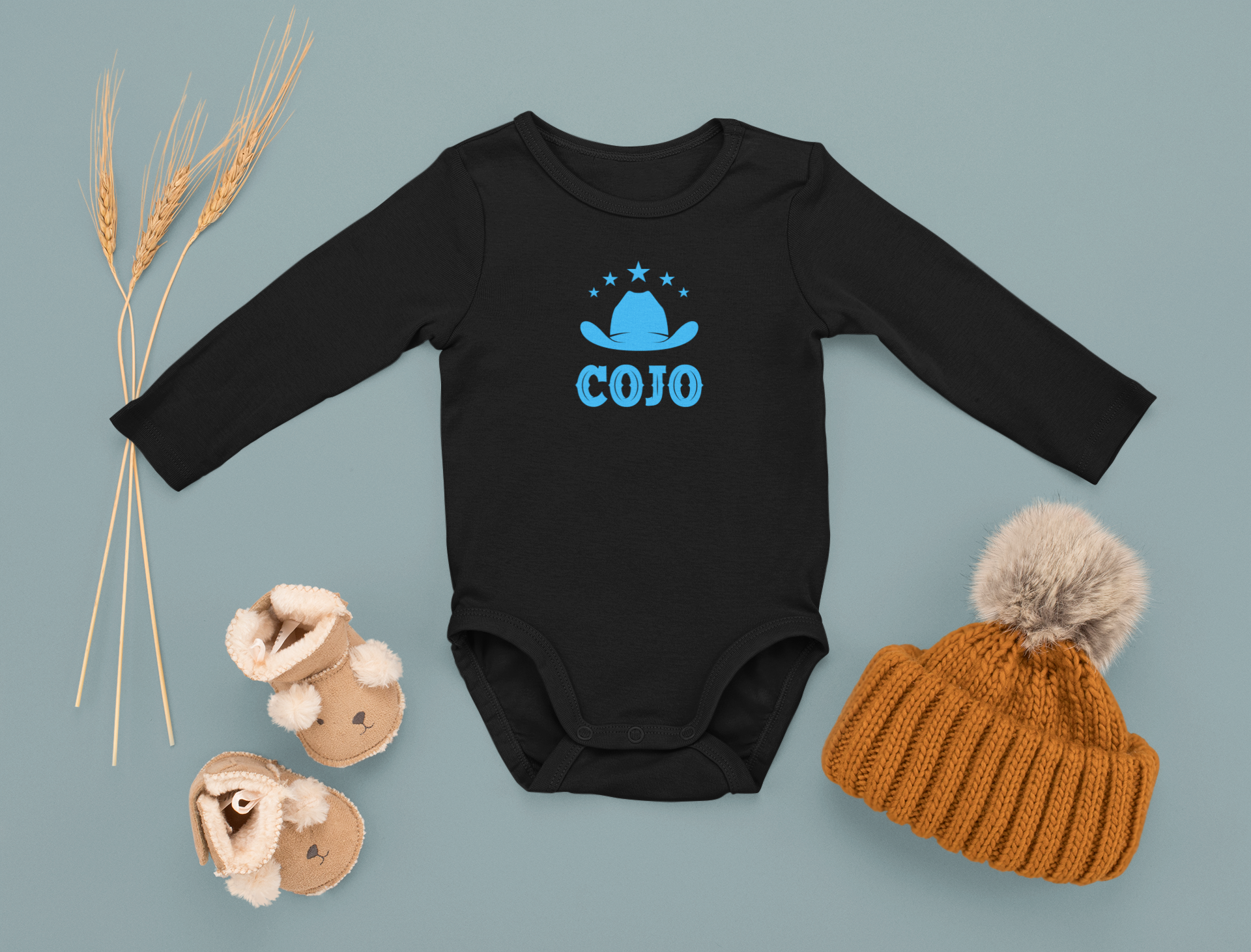 Baby Boy Johnson & Cojo Onesies - [farm_afternoons]