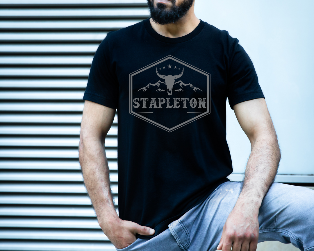 Grey Western Stapleton Tee - [farm_afternoons]