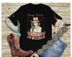 Women's OutLaw Cowgirl TShirt - [farm_afternoons]