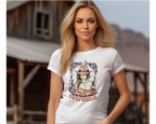 Women's OutLaw Cowgirl TShirt - [farm_afternoons]