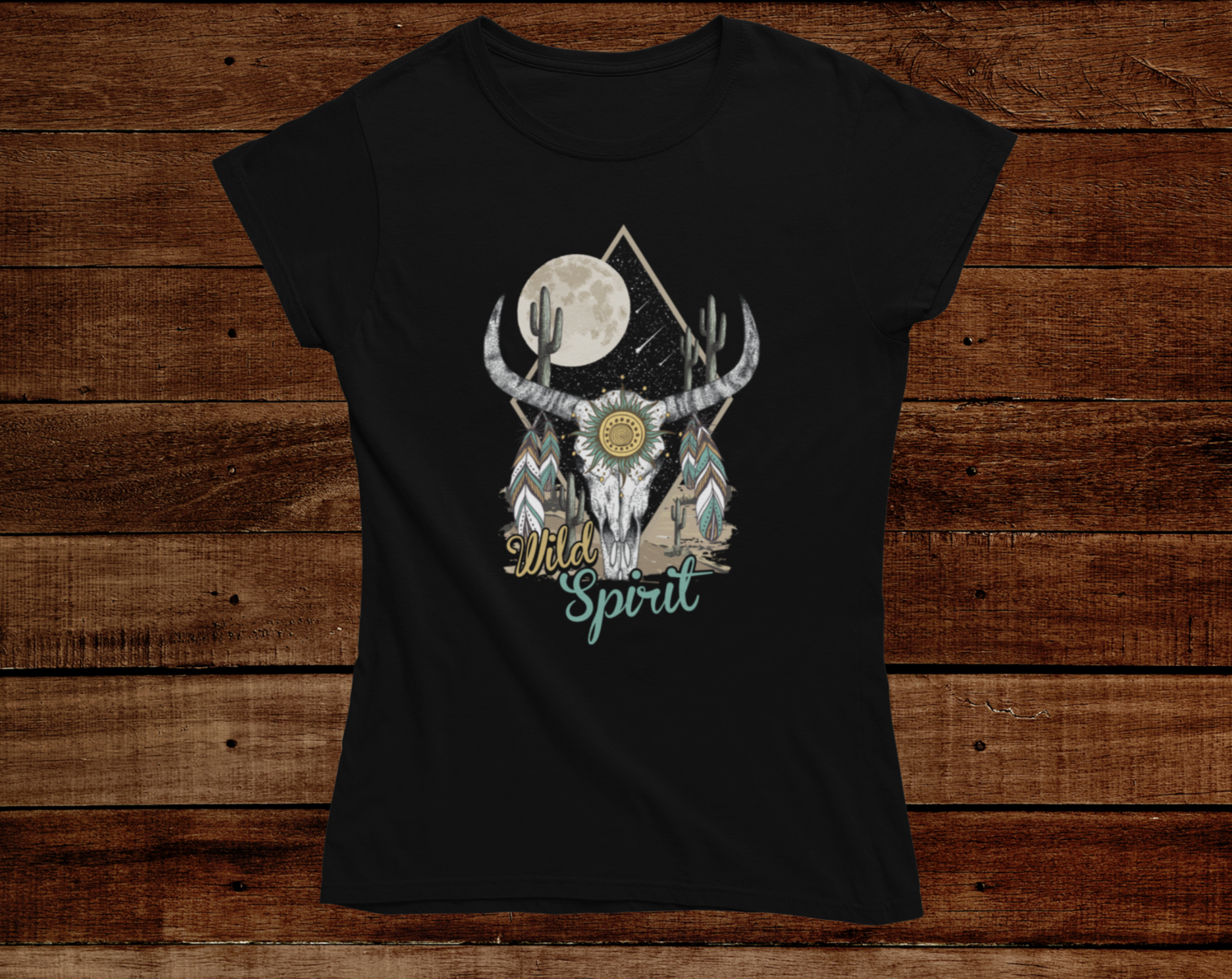 Women's Wild Spirit Tee - [farm_afternoons]