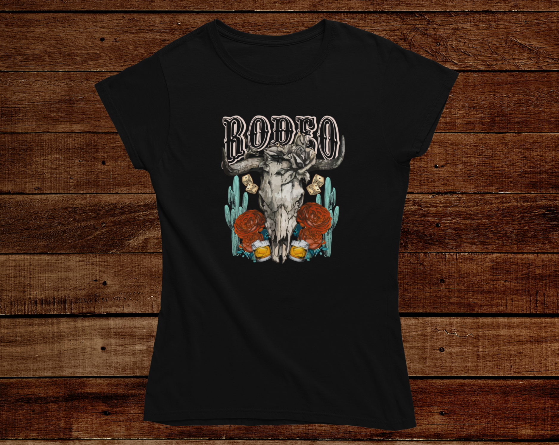 Women's Wild West Rodeo Tee - [farm_afternoons]