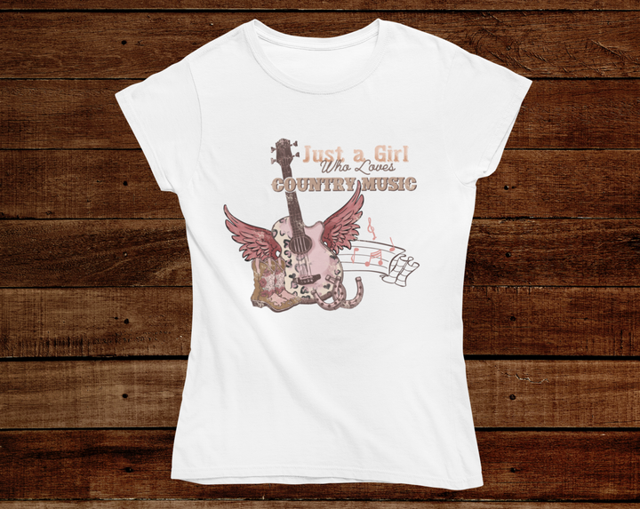 Women's Western Just a Girl T-Shirt