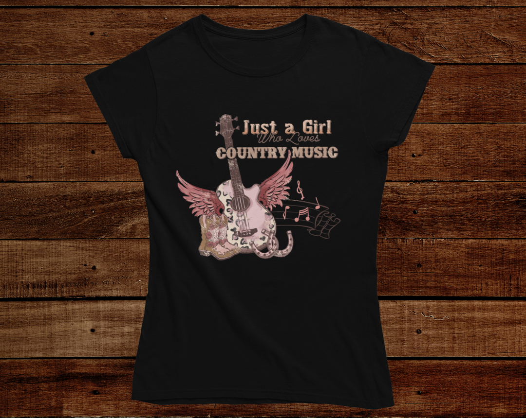 Women's Western Just a Girl T-Shirt