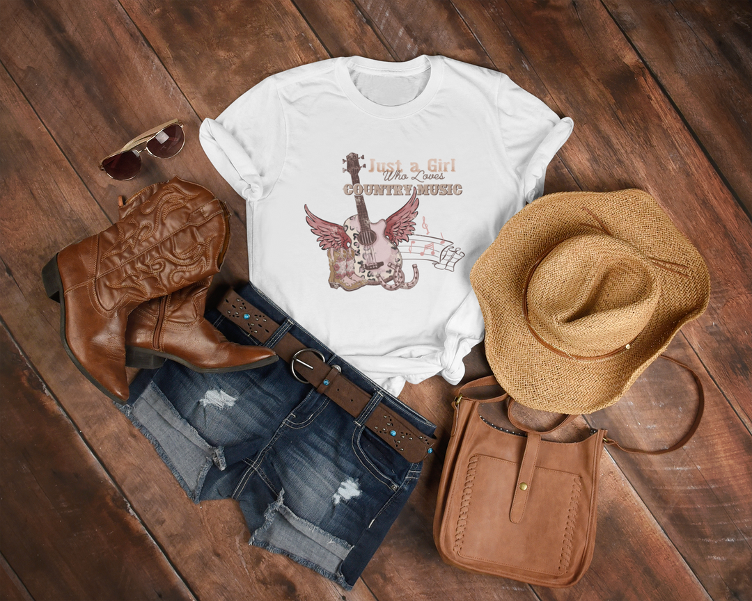 Women's Western Just a Girl T-Shirt