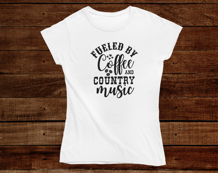 Women's Coffee & Country Music Tee