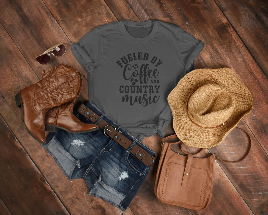 Women's Coffee & Country Music Tee