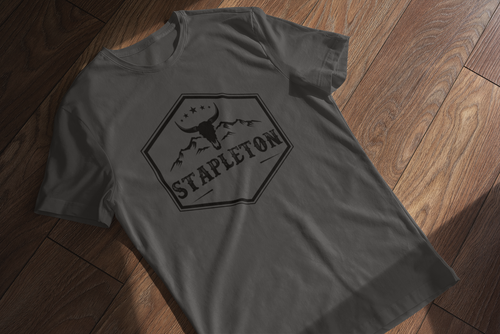 Mens Black Stapleton T-shirt - [farm_afternoons]