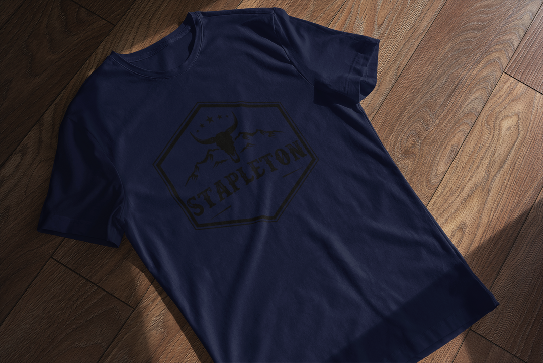 Mens Black Stapleton T-shirt - [farm_afternoons]