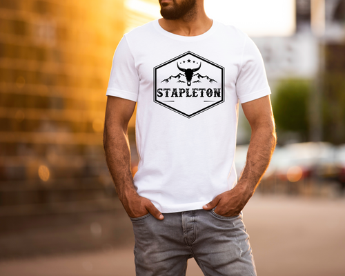 Mens Black Stapleton T-shirt - [farm_afternoons]