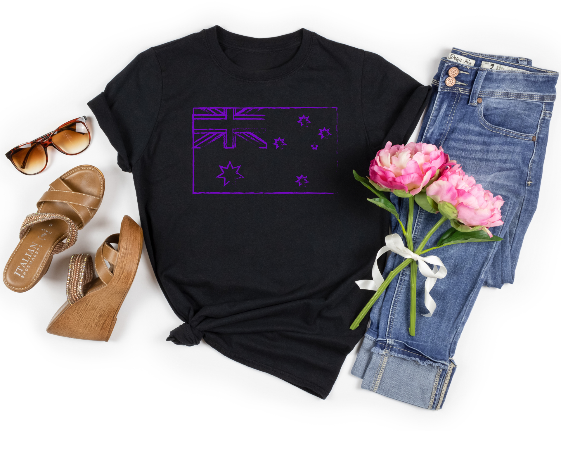 Purple Australia TShirt - [farm_afternoons]