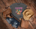 Womens Country Music TShirt - [farm_afternoons]