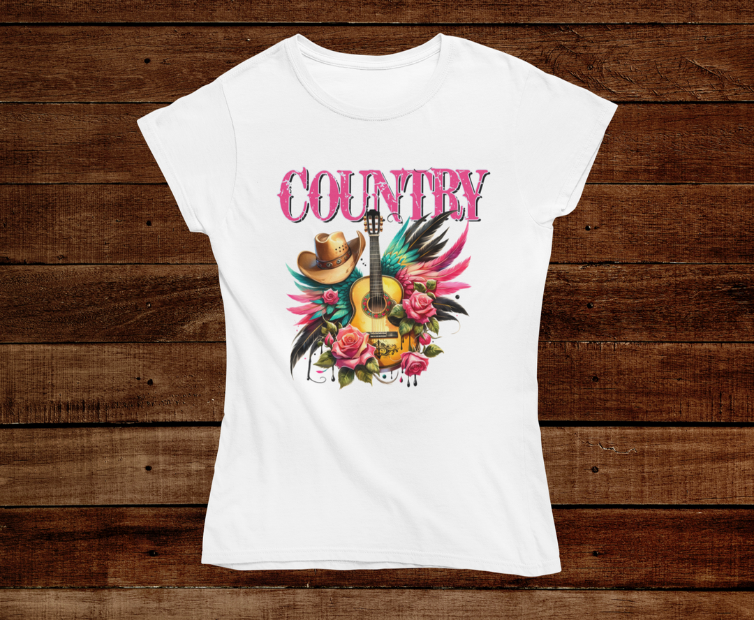 Womens Country Music TShirt - [farm_afternoons]