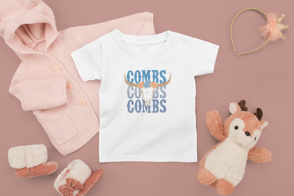 Baby Denium Combs T-shirt - [farm_afternoons]