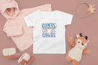 Baby Denium Combs T-shirt - [farm_afternoons]