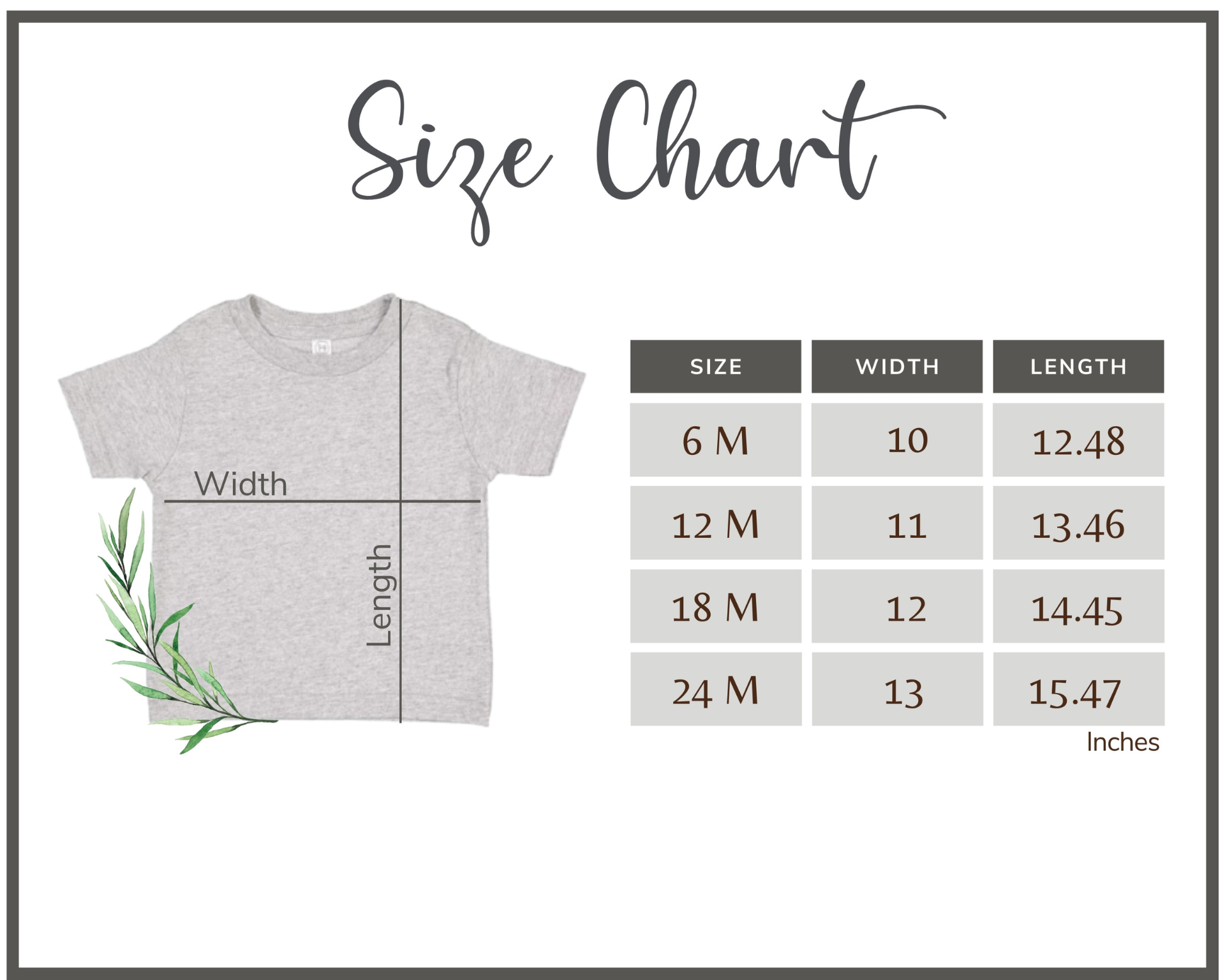 Baby Denium Combs T-shirt - [farm_afternoons]