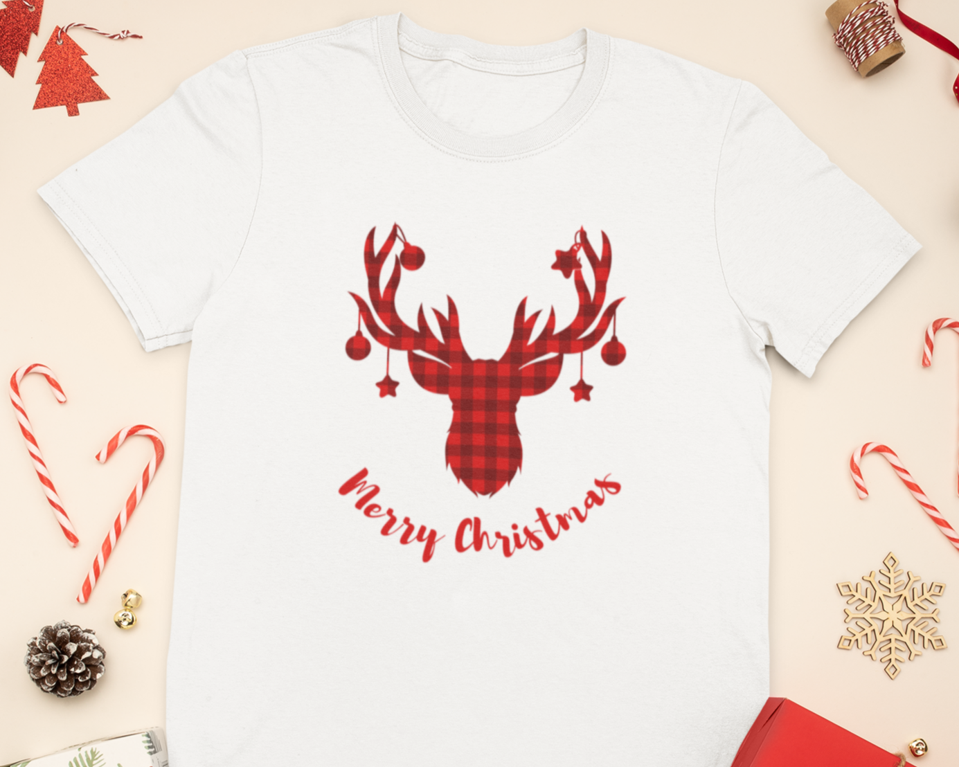 Women's Rustic Christmas Tee - [farm_afternoons]