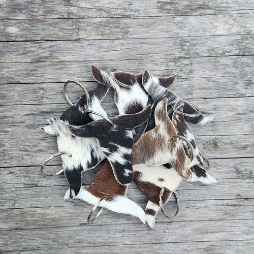 Bull Head Key Ring - [farm_afternoons]