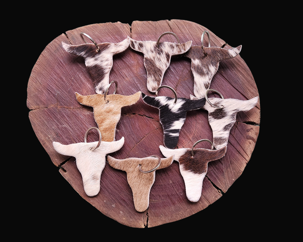 Bull Head Key Ring - [farm_afternoons]