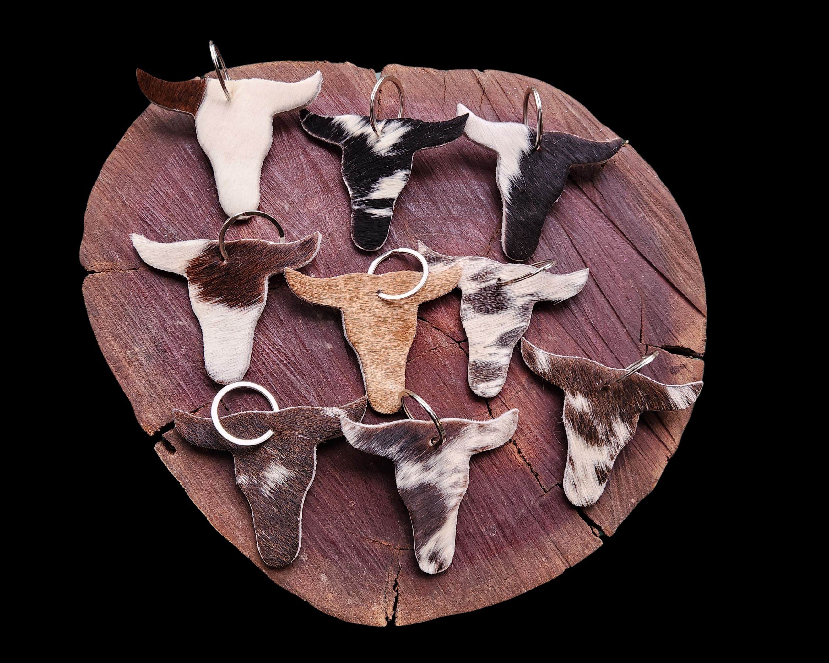 Bull Head Key Ring - [farm_afternoons]