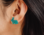 Glitter Bunny Studs - [farm_afternoons]