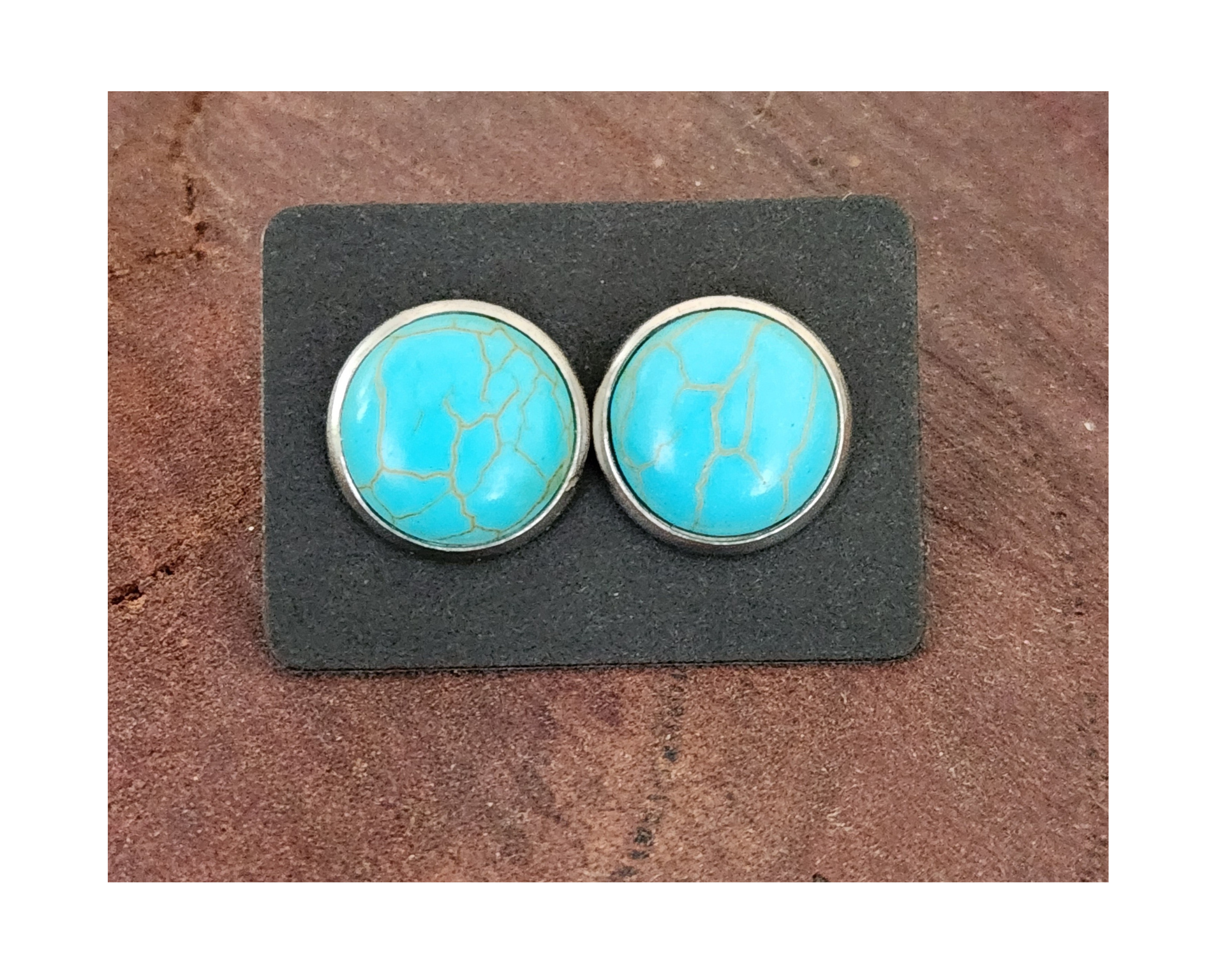 Turquoise  Studs - [farm_afternoons]