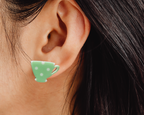 Polka Dot TeaPot and Cup Studs - [farm_afternoons]