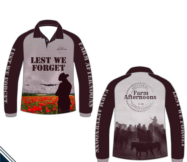 Lest We Forget Fishing Shirt