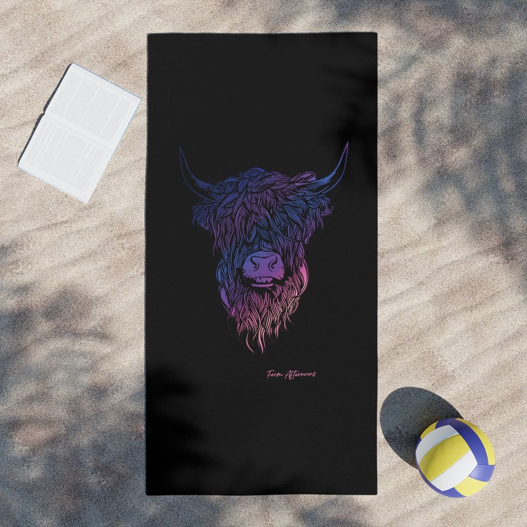 Highland Beach Towel - [farm_afternoons]