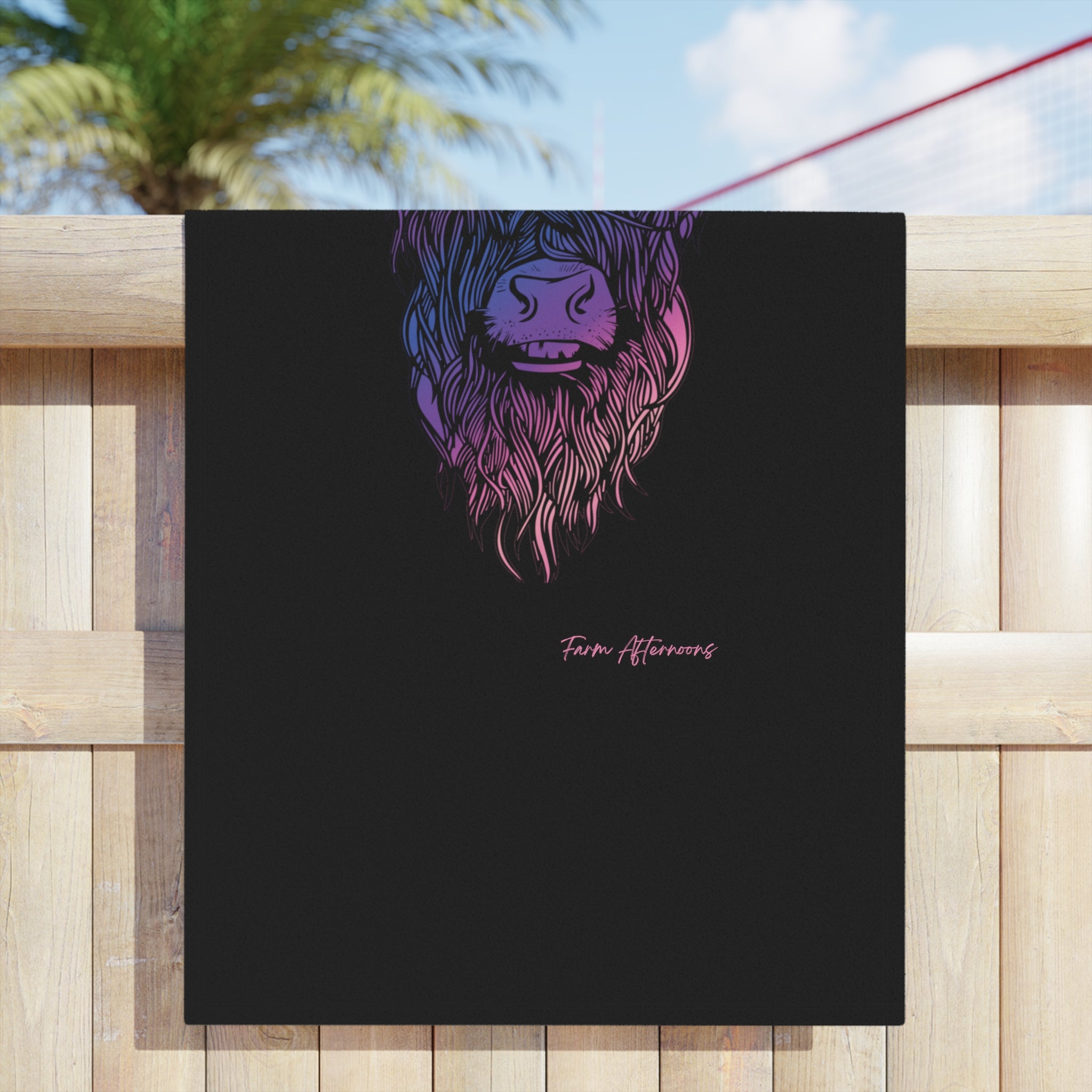 Highland Beach Towel - [farm_afternoons]