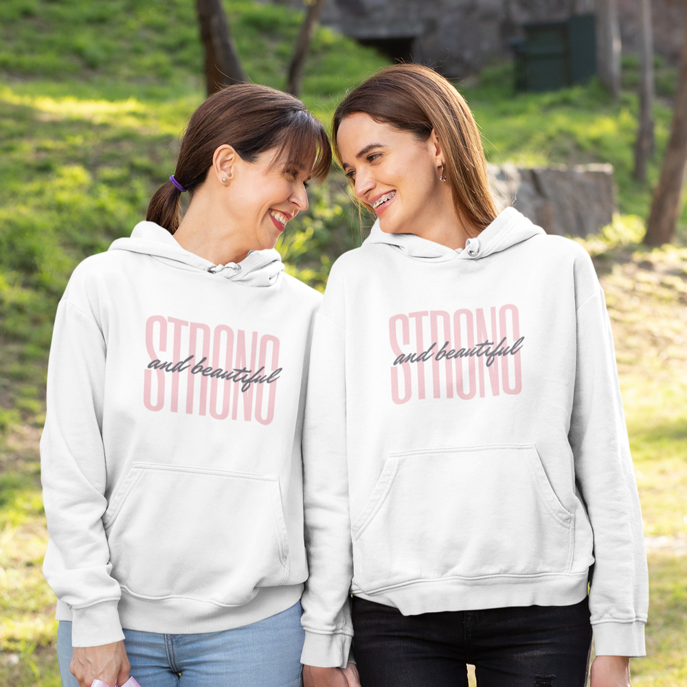 Women's Strong & Beautiful  Hoodie - [farm_afternoons]