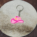 Cowgirl Hat Key Chain - [farm_afternoons]