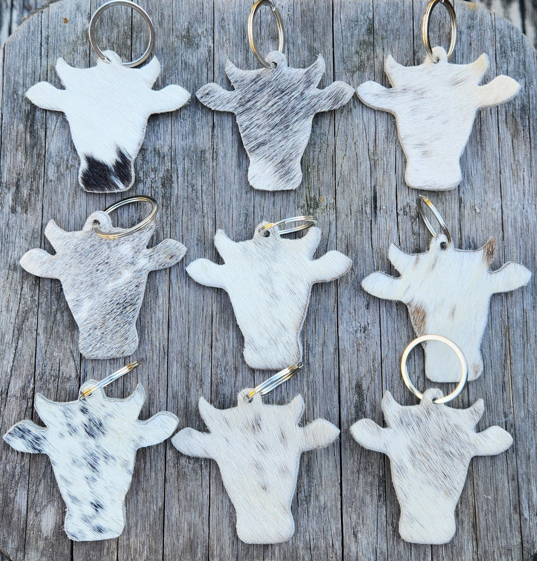 Cow Head Key Rings