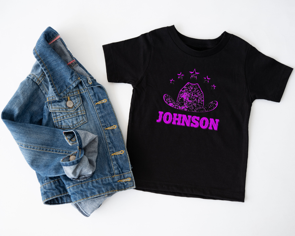 Girls Distressed Johnson T-shirt - [farm_afternoons]