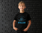 Boys Distressed Wallen T-shirt - [farm_afternoons]