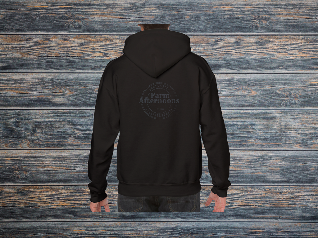 Men's Grey Combs Hoodie - [farm_afternoons]