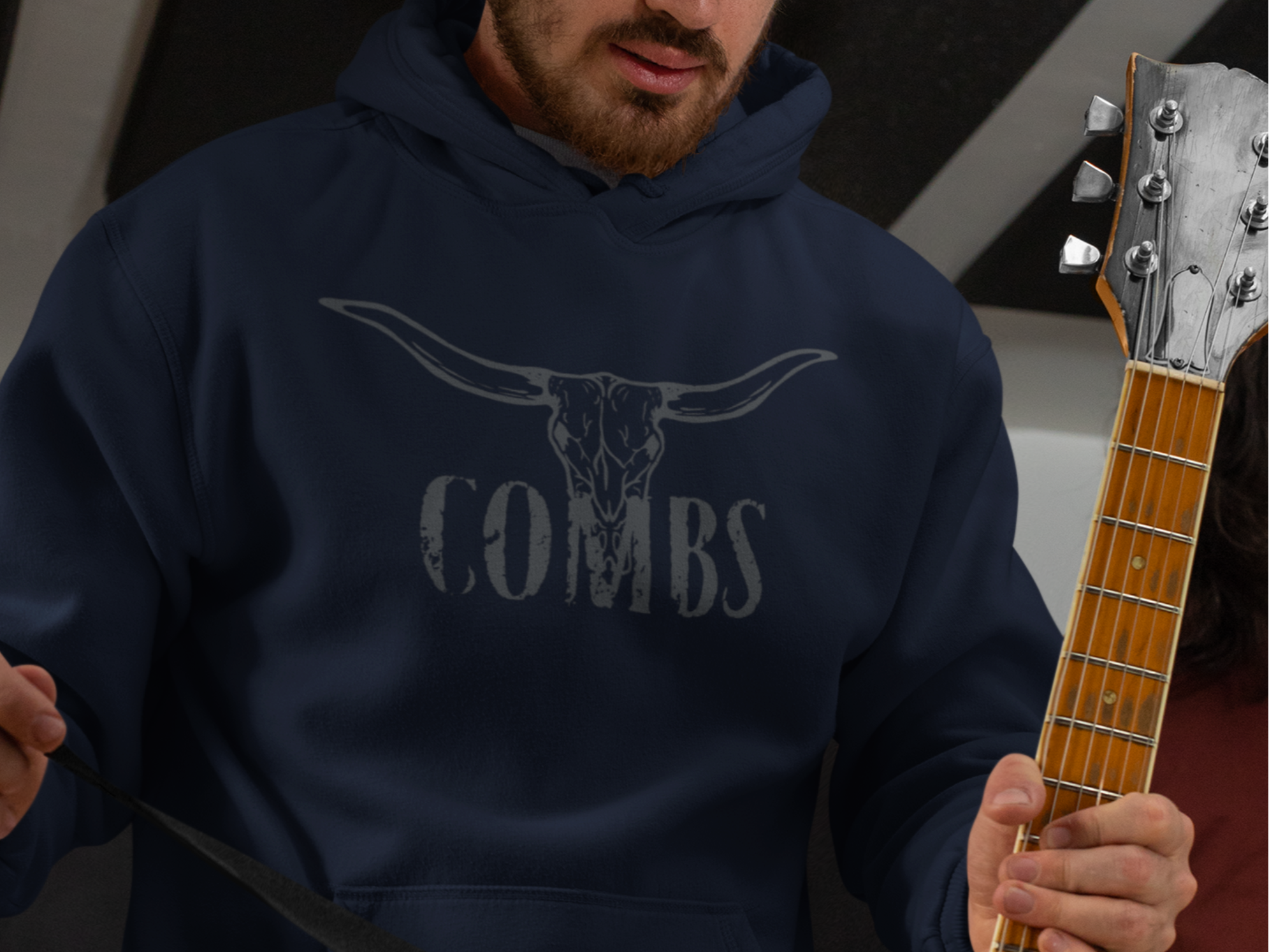 Men's Grey Combs Hoodie - [farm_afternoons]