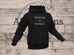 Men's Grey Mustang Whiskey Hoodie - [farm_afternoons]