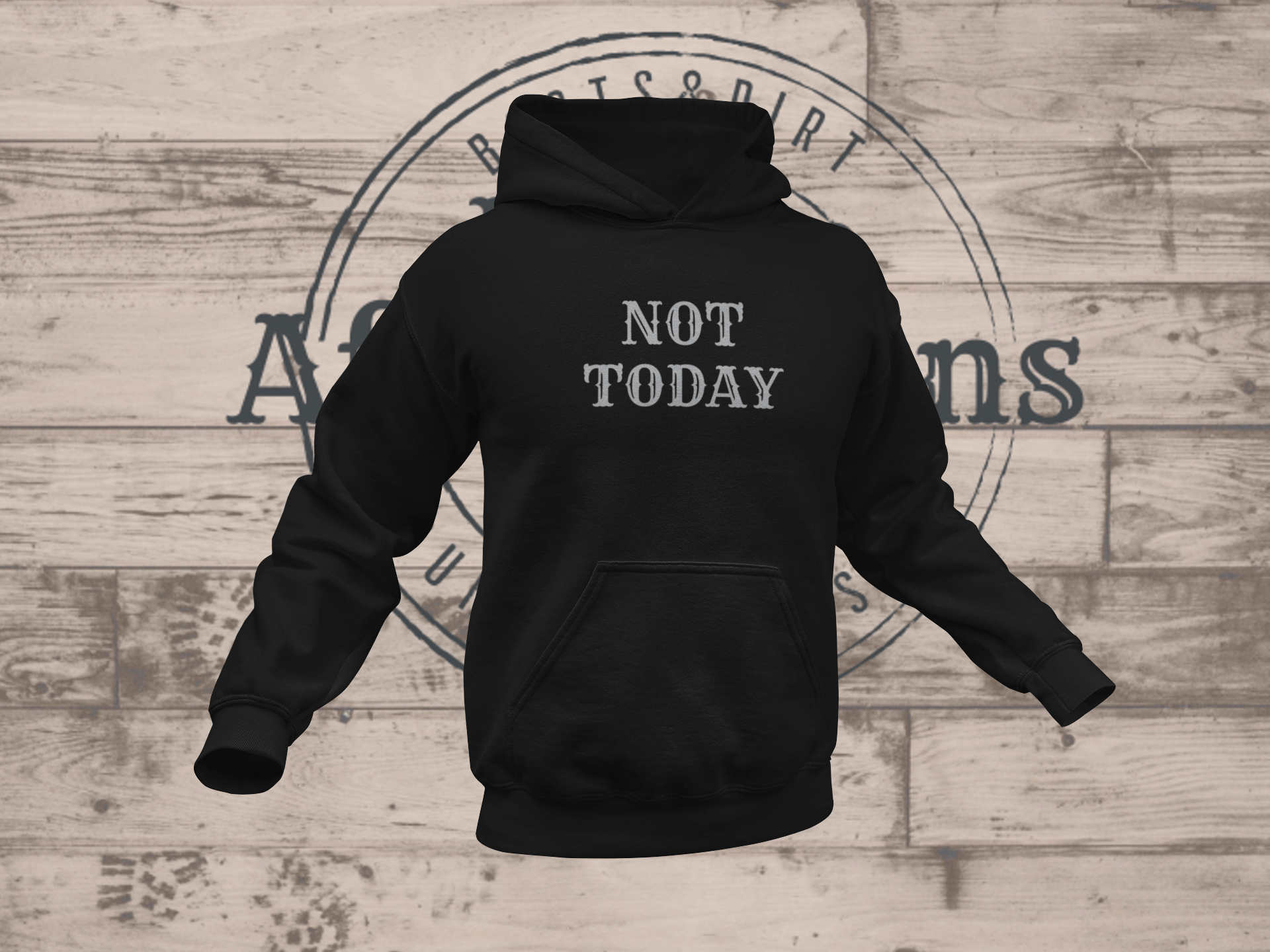 Men's Not Today Hoodie - [farm_afternoons]