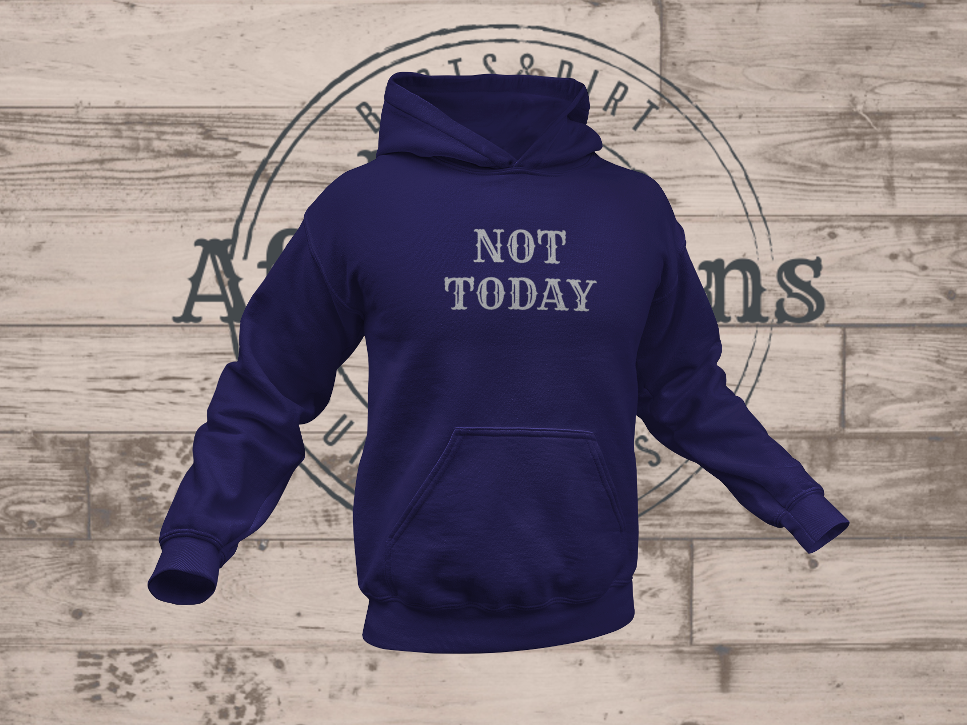 Men's Not Today Hoodie - [farm_afternoons]