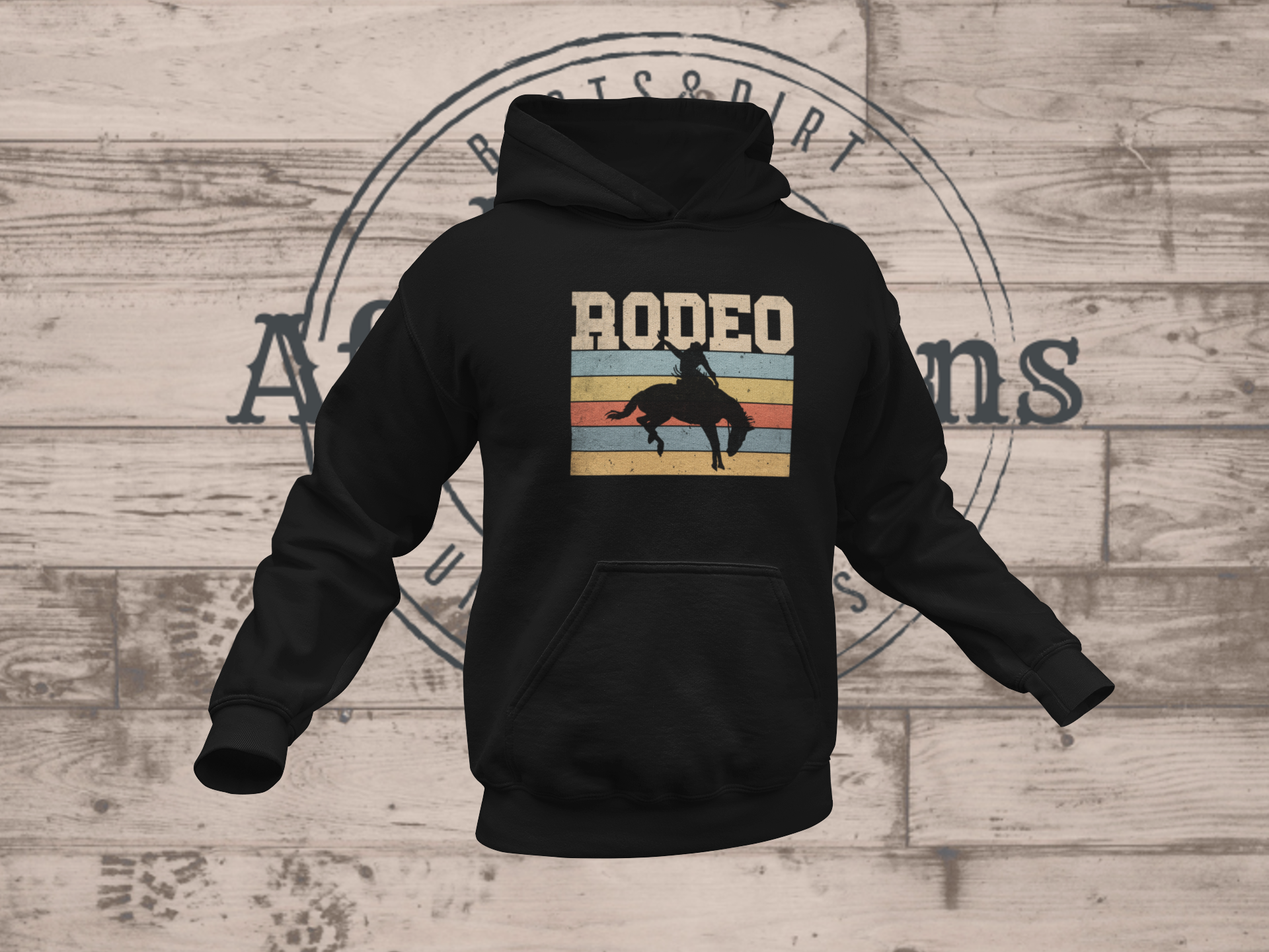 Men's Rodeo Hoodie - [farm_afternoons]