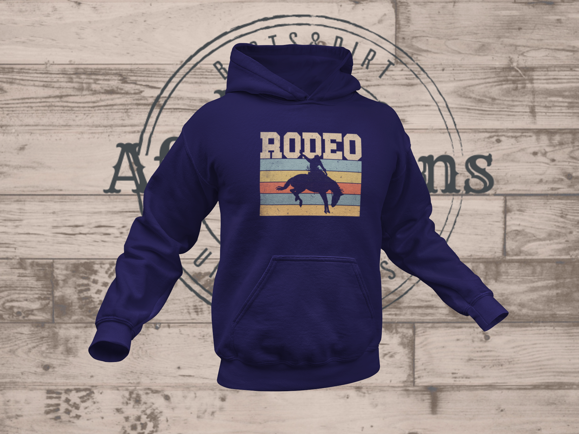 Men's Rodeo Hoodie - [farm_afternoons]