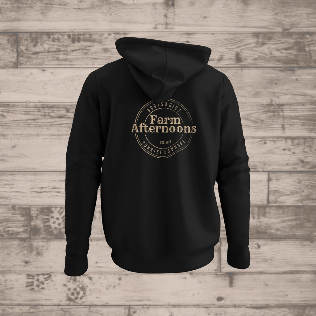 Men's Rodeo Hoodie - [farm_afternoons]