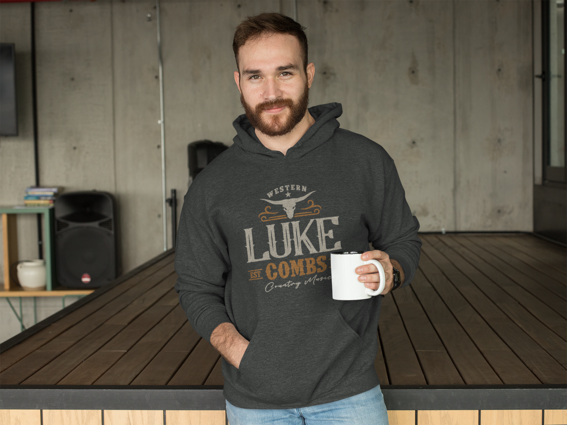 Men's Western Combs Hoodie - [farm_afternoons]